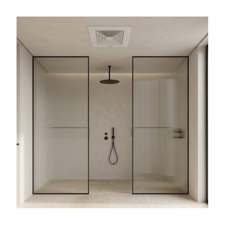 Radiant white ceiling fan shown in its packaging