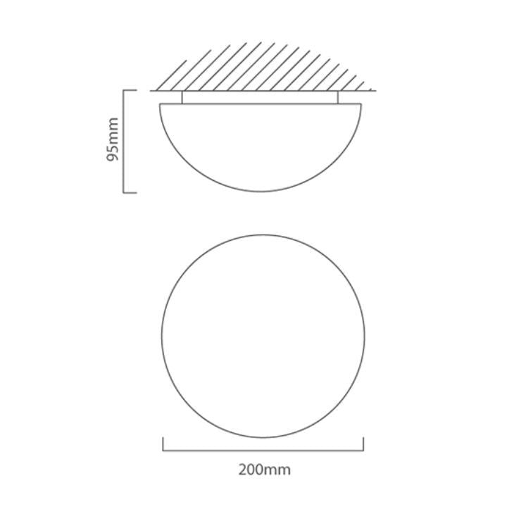 Eurolux lighting fixtures, front view