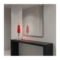 Eurolux clear/silver night light, front view