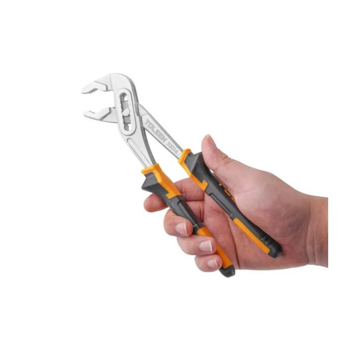 Close-up detail of the Tolsen pliers