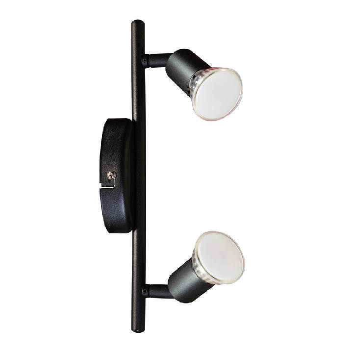 Eurolux black downlight, alternate angle