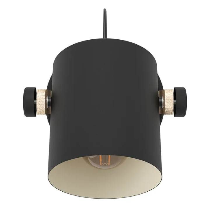 Eurolux black & brown spotlight dimensions diagram