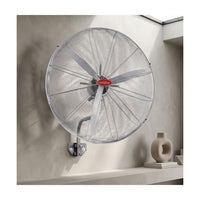 Eurolux silver grey fan installed and lit