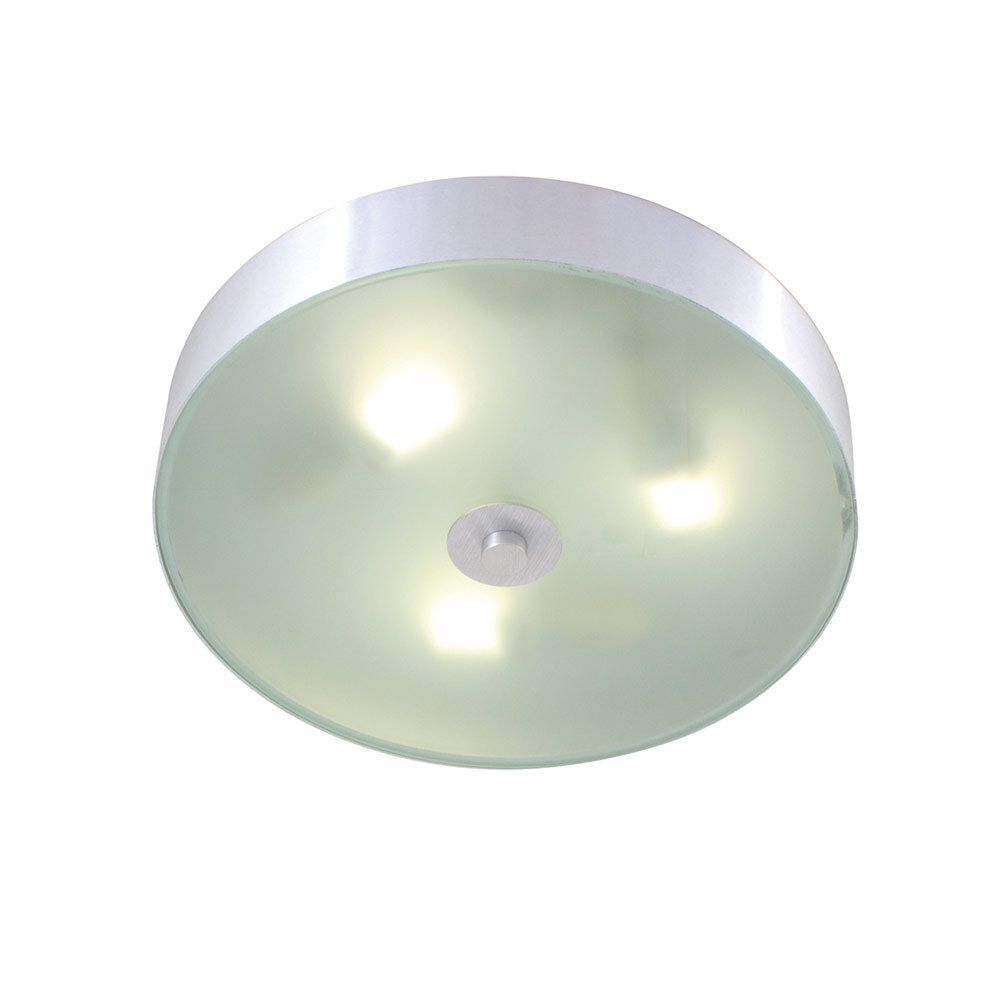 Eurolux aluminium ceiling light, front view