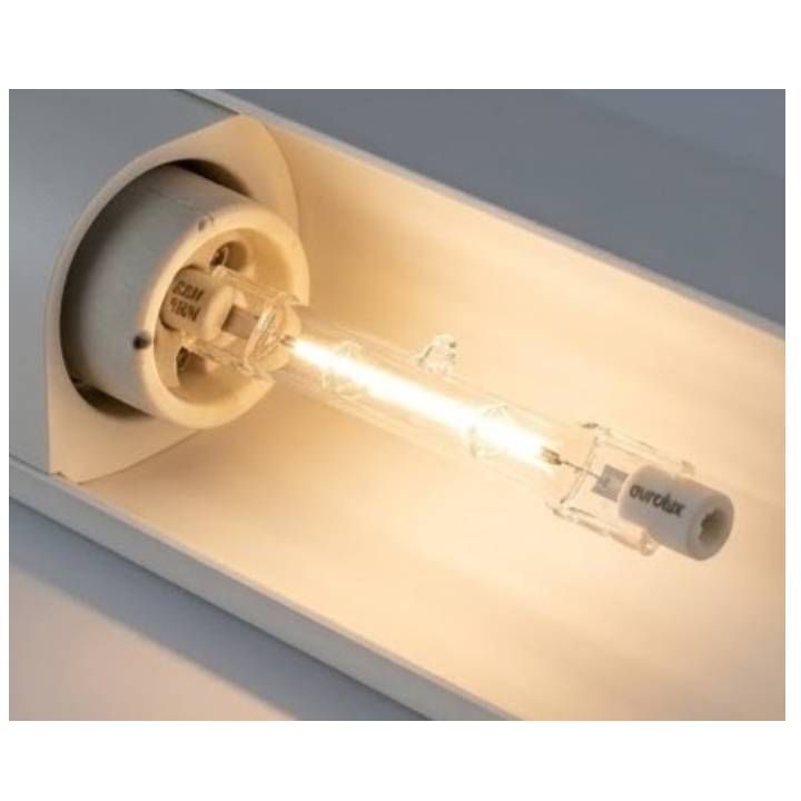 Close-up detail of the Eurolux halogen globe