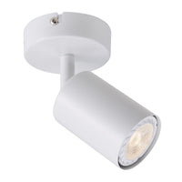 Urban white downlight, front view