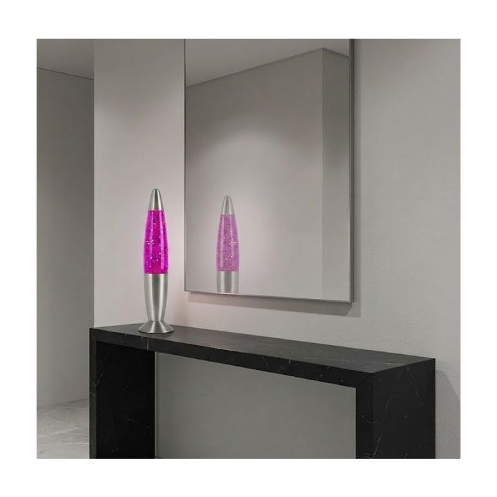 Eurolux clear/silver night light, front view