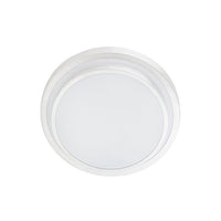 Eurolux silver ceiling light, front view
