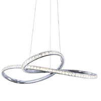 Eurolux chrome pendant light shown in its packaging