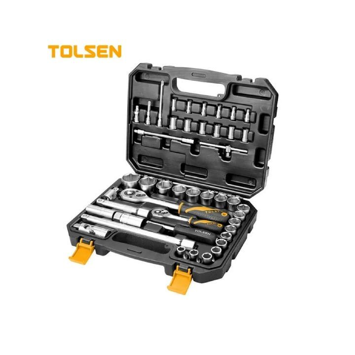 Tolsen socket set, front view