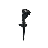 Radiant black spotlight, front view