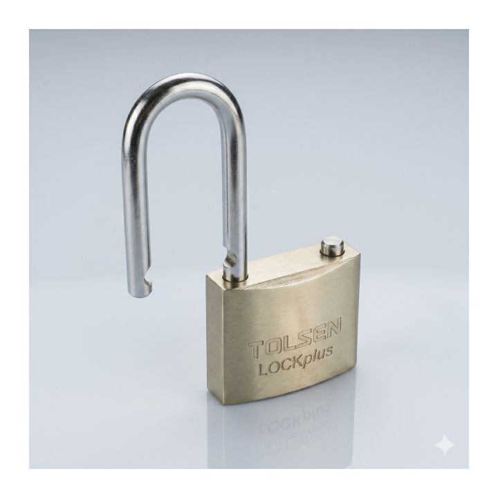 Tolsen padlock installed and lit