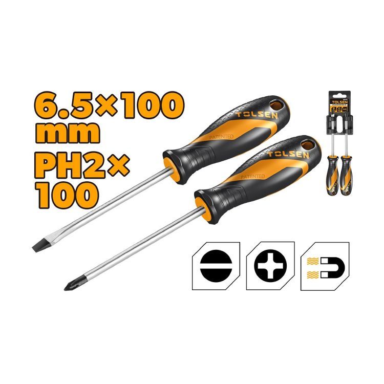 Tolsen screwdriver, front view