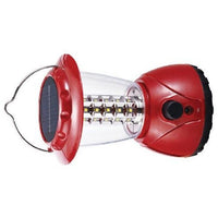 Eurolux red emergency light shown in its packaging