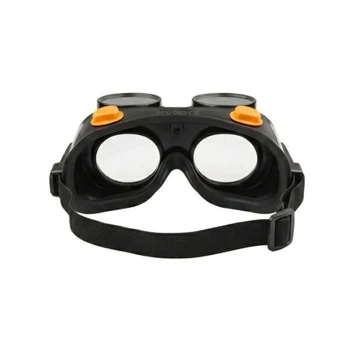 Tolsen safety glasses shown in its packaging