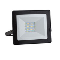 Eurolux black floodlight, front view
