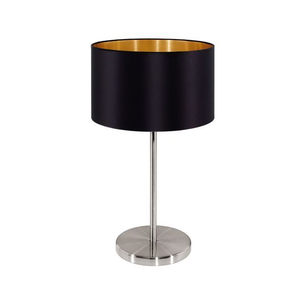 Eurolux black gold pendant light, front view