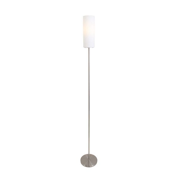 Eurolux satin chrome lamp, front view