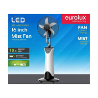 Close-up detail of the Eurolux emergency light