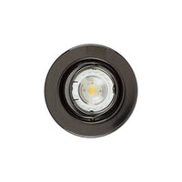 Radiant gun metal downlight shown in its packaging
