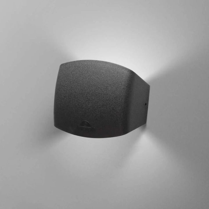 Eurolux wall light installed and lit