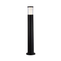 Eurolux black garden light, front view