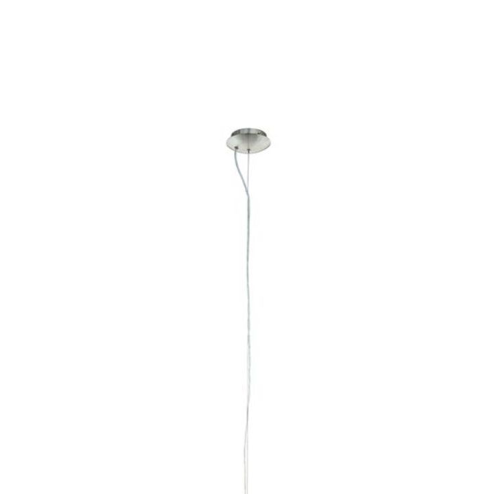 Close-up detail of the Eurolux satin chrome pendant light