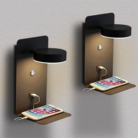 Eurolux black night light shown in its packaging