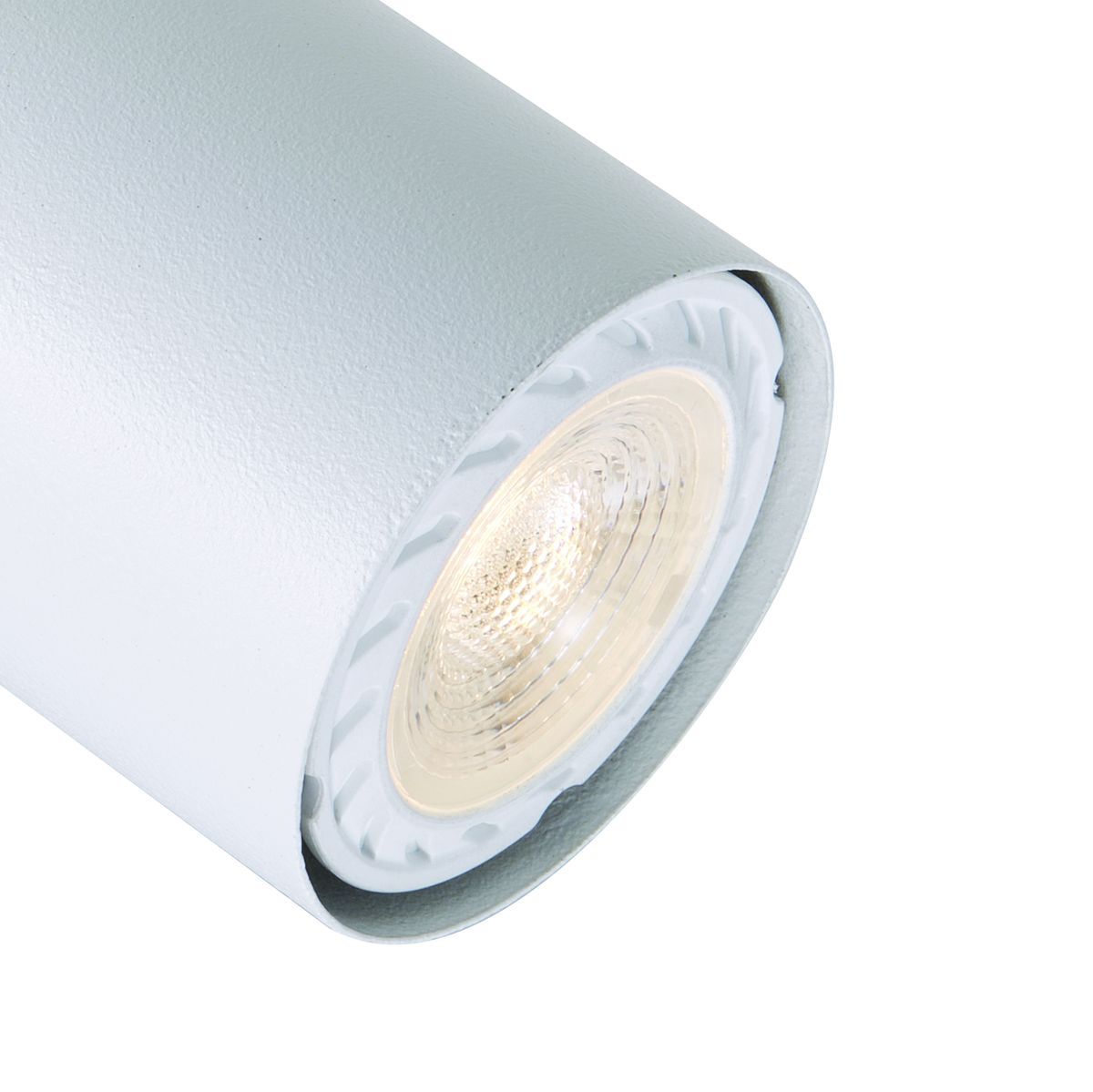 Urban white downlight shown in its packaging
