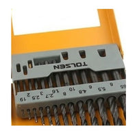 Close-up detail of the Tolsen tool set