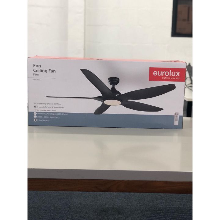 Eurolux ceiling fan, alternate angle
