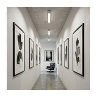 Eurolux white ceiling light shown in its packaging