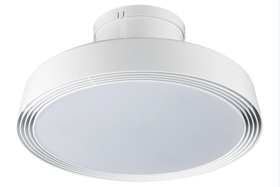 Eurolux white extractor fan, front view