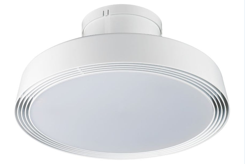 Eurolux white extractor fan, front view