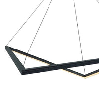 Eurolux black pendant light shown in its packaging