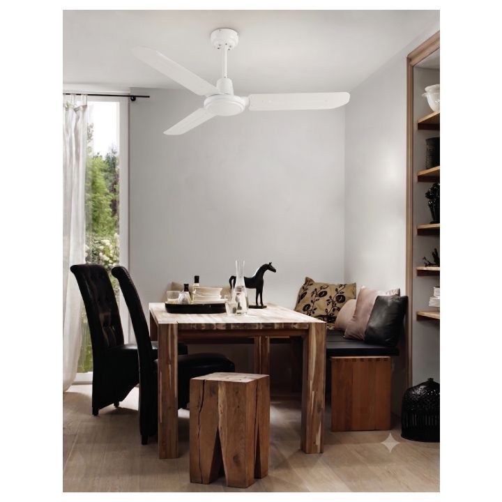 Eurolux ceiling fan shown in its packaging