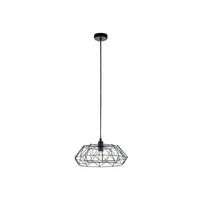 Eurolux black pendant light shown in its packaging