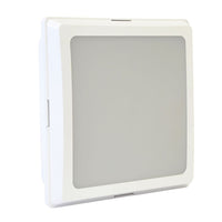 Eurolux white wall light, front view