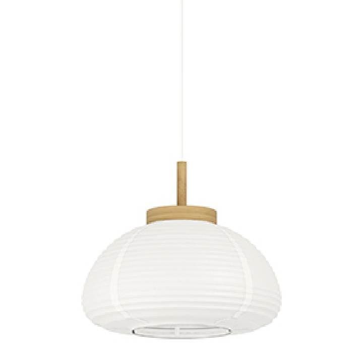 Eurolux white & brown pendant light dimensions diagram