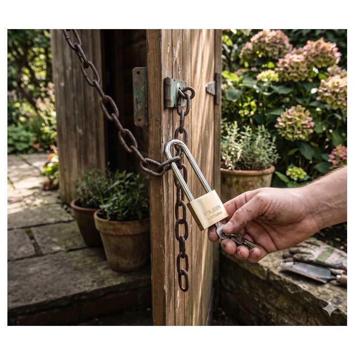 Tolsen padlock dimensions diagram