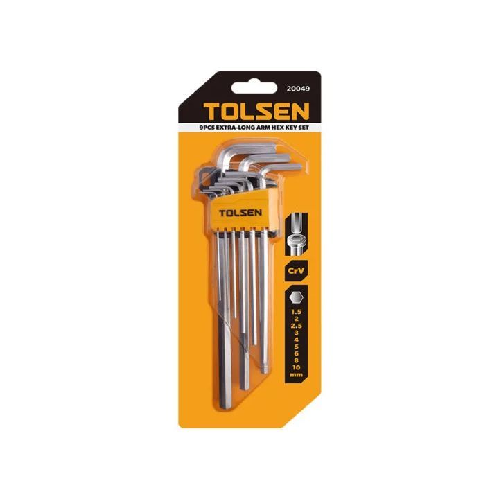 Tolsen tool set installed and lit