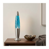 Close-up detail of the Eurolux clear/silver night light