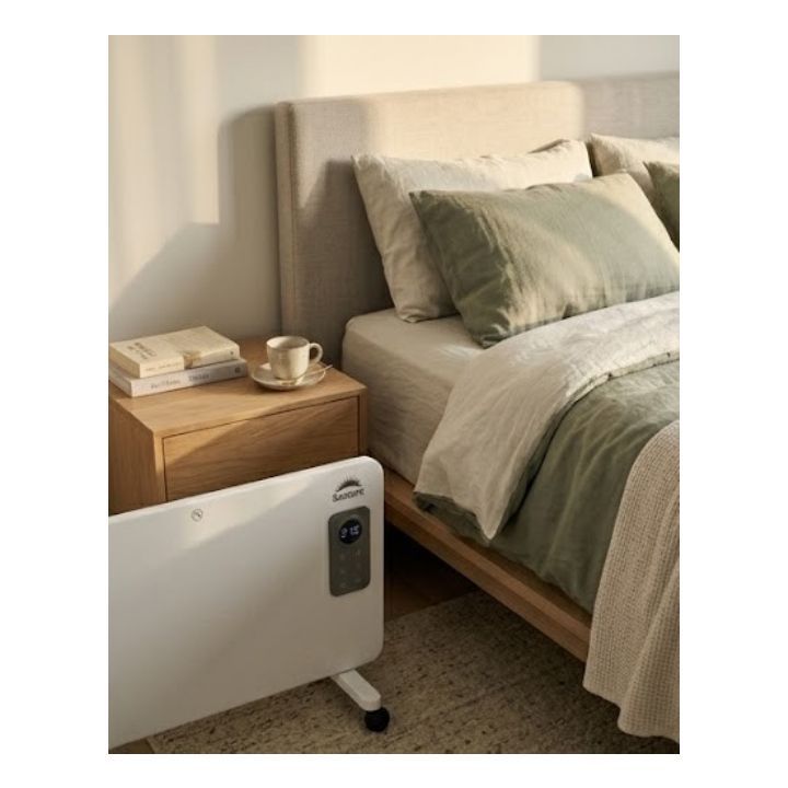 Radiant heater, alternate angle