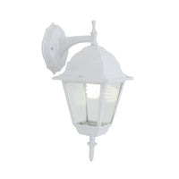 Eurolux white wall light, front view