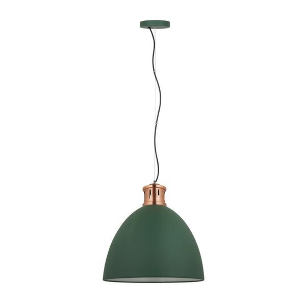 Radiant pendant light, front view