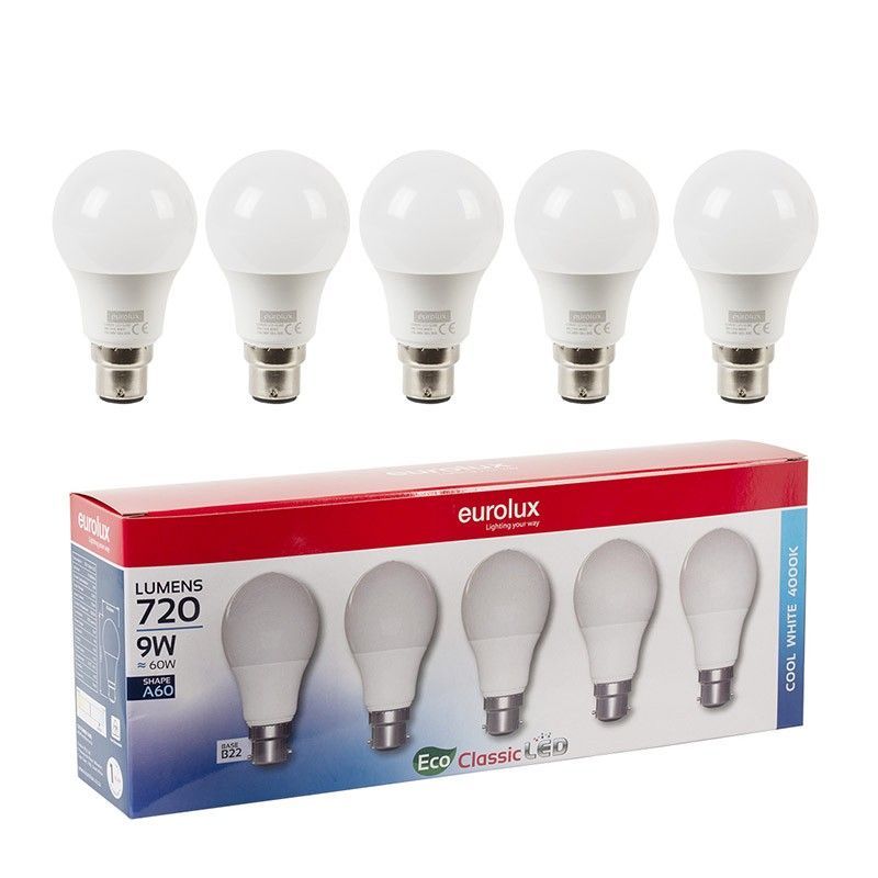 Eurolux LED globe, front view