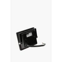 Eurolux black floodlight shown in its packaging