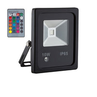 Eurolux silver floodlight, front view