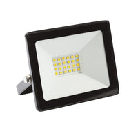 Eurolux black floodlight, front view