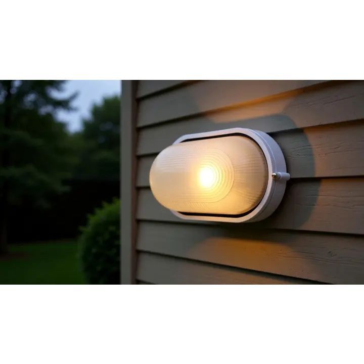 Eurolux bulkhead light installed and lit